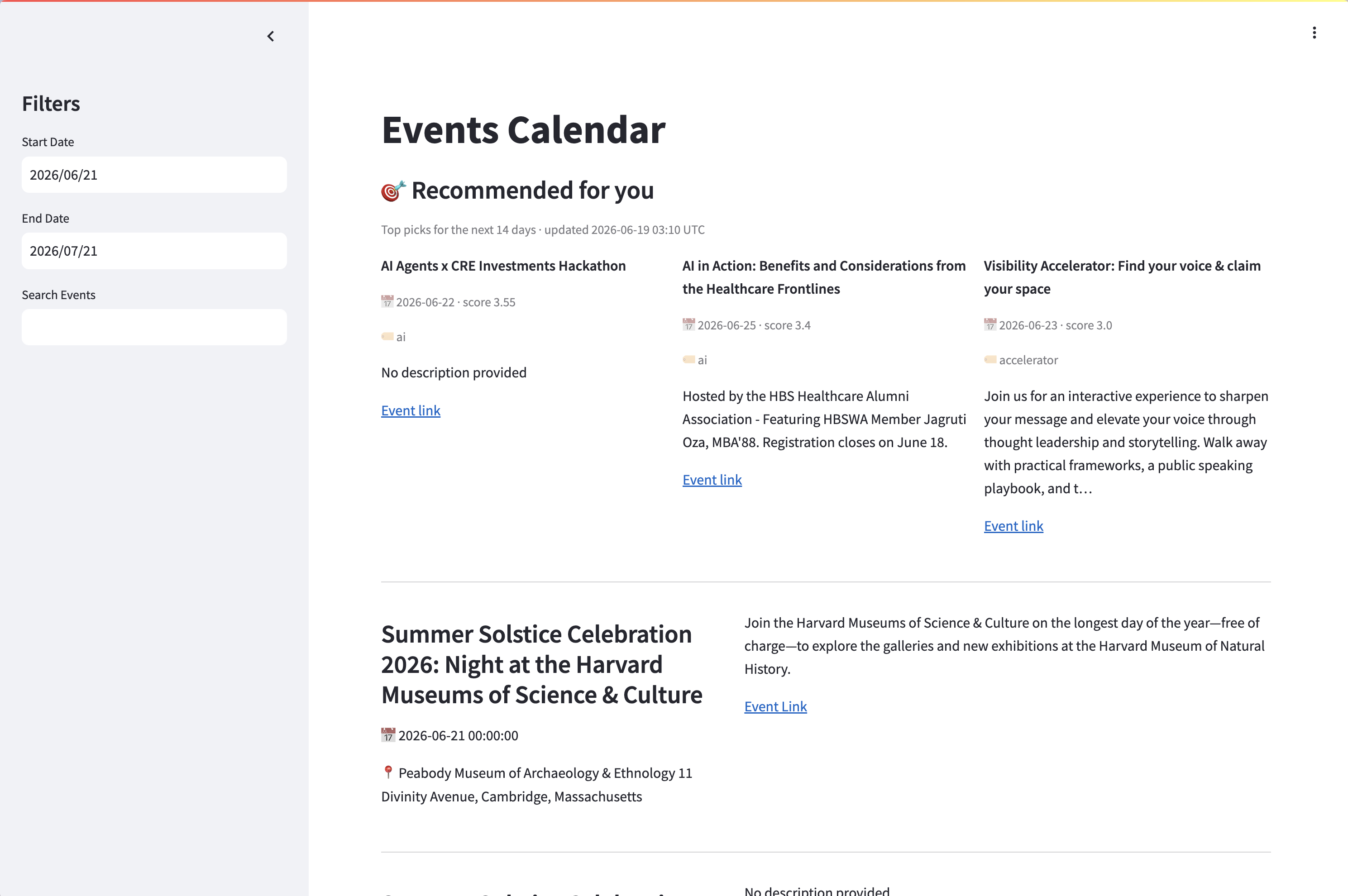 All Events on Campus